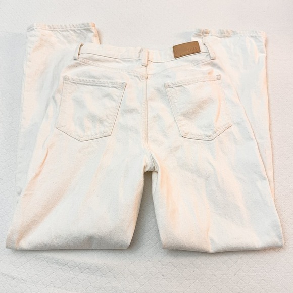 Rails The Topanga High Rise Straight White Denim Jeans Size 28 - Picture 3 of 7
